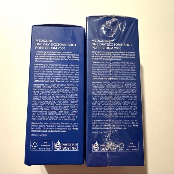 Medicube Exosome Shot set 2000 & 7500 full size Skincare Set sealed 2027 exp - Picture 4 of 8